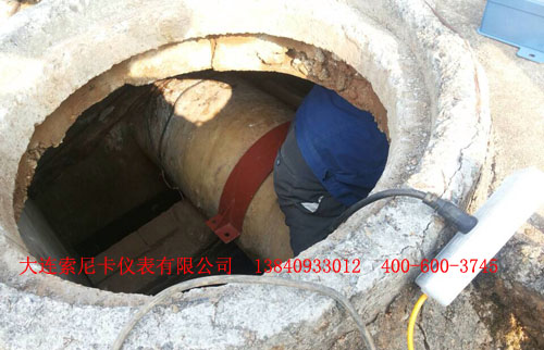超聲波流量計安裝現場
