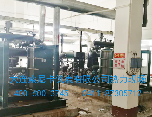 插入式超聲波流量計熱力公司現場