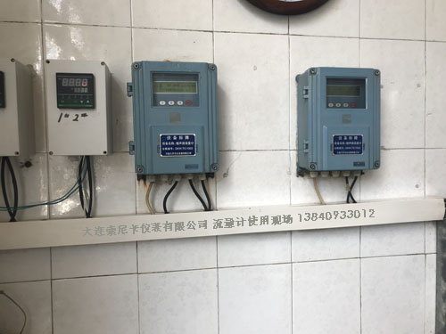 污水處理廠超聲波流量計現場