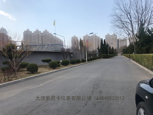 大連開發區污水處理廠超聲波流量計現場