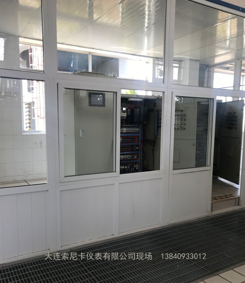 大連開發區污水處理廠超聲波流量計現場