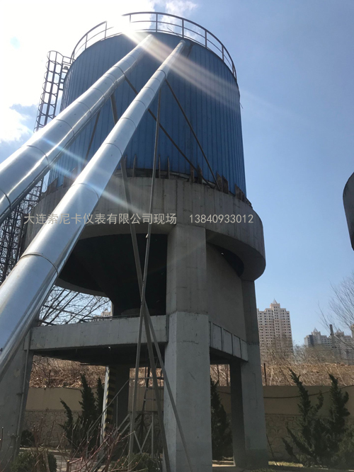 大連開發區污水處理廠超聲波流量計現場